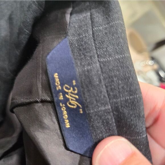 Brooks brothers 346 stretch wool pinstripe blazer size 44L - Picture 11 of 14